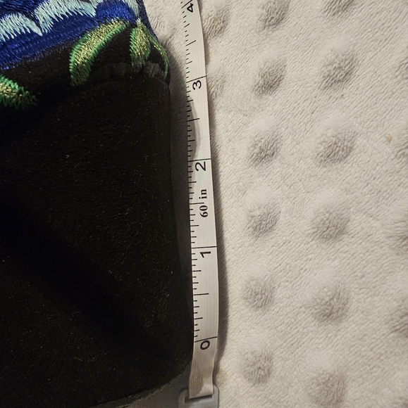 Floral Embroidered Women's Wedge Sandals/ - Picture 5 of 15